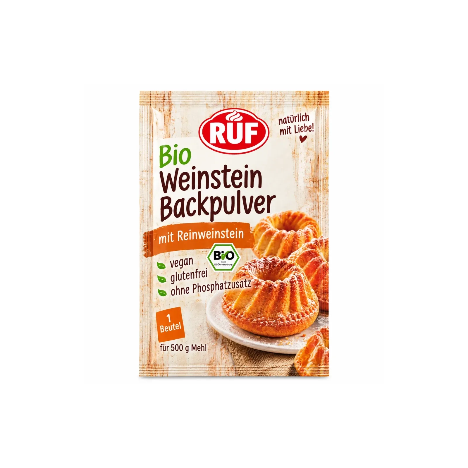 RUF – Phosphatfreie Weinsteinhefe 3x20g