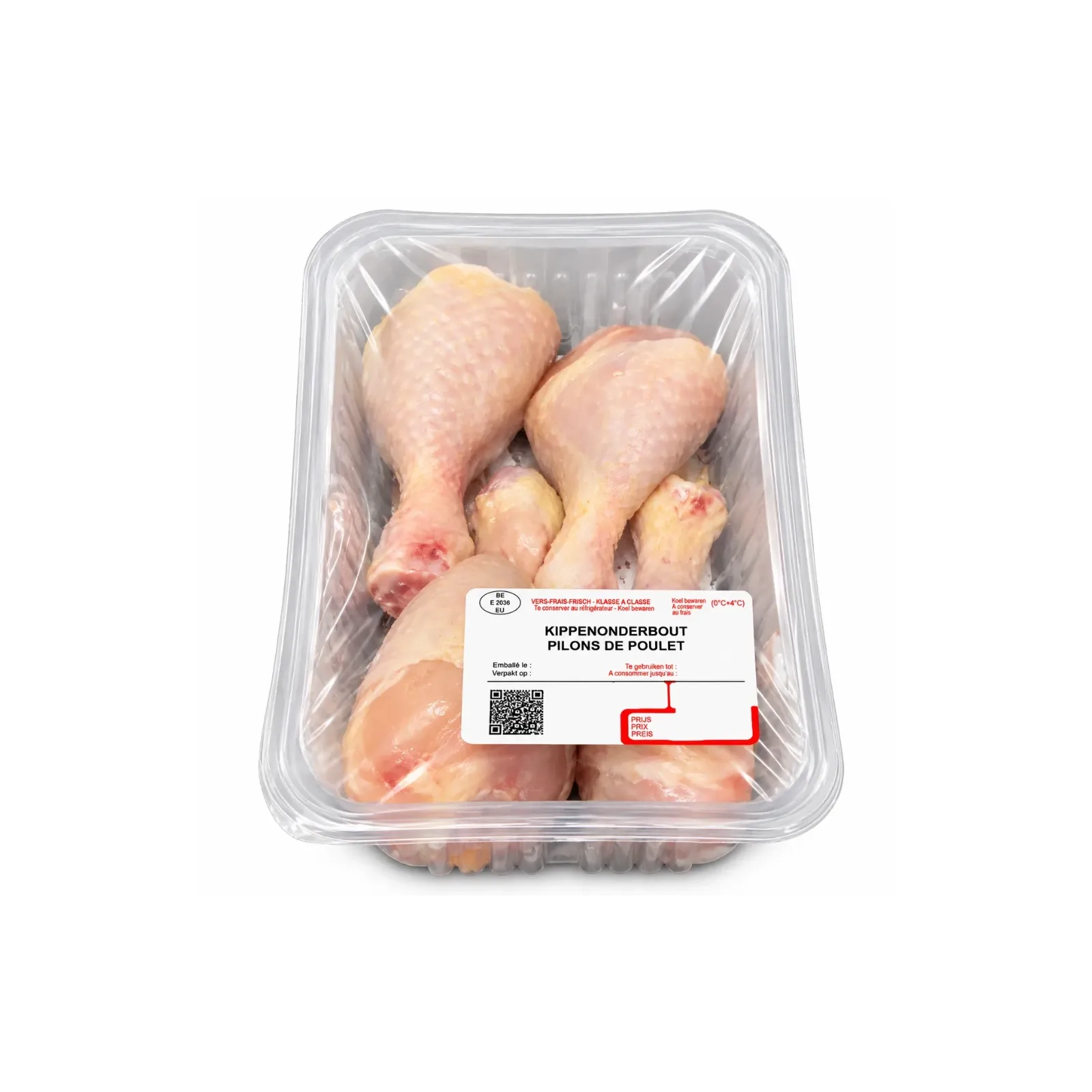 FRESH – Tablett mit Hähnchenkeulen, 4–5 Stück (nach Gewicht)