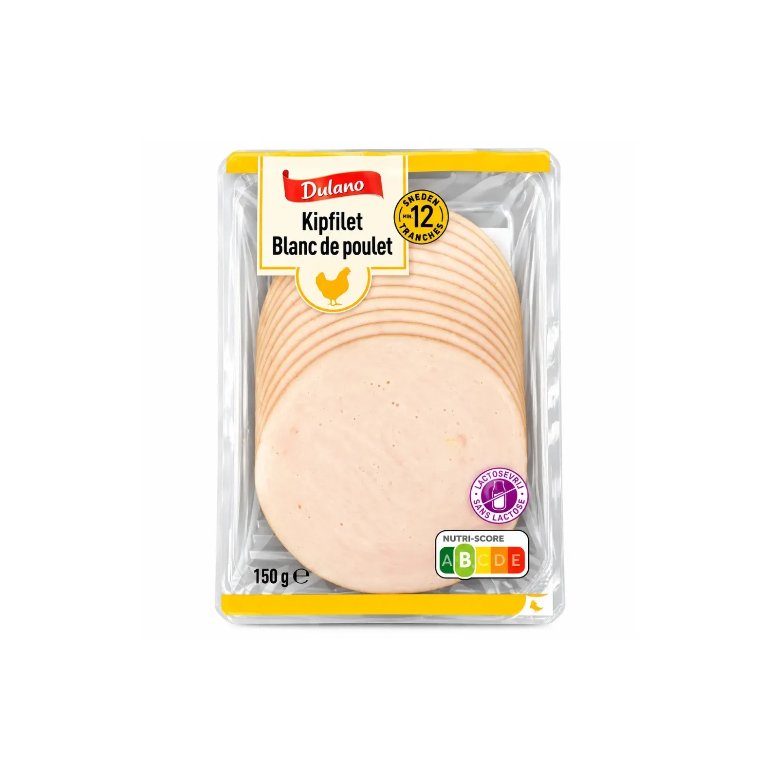 Dulano - Filet de poulet 12 tranches 150g