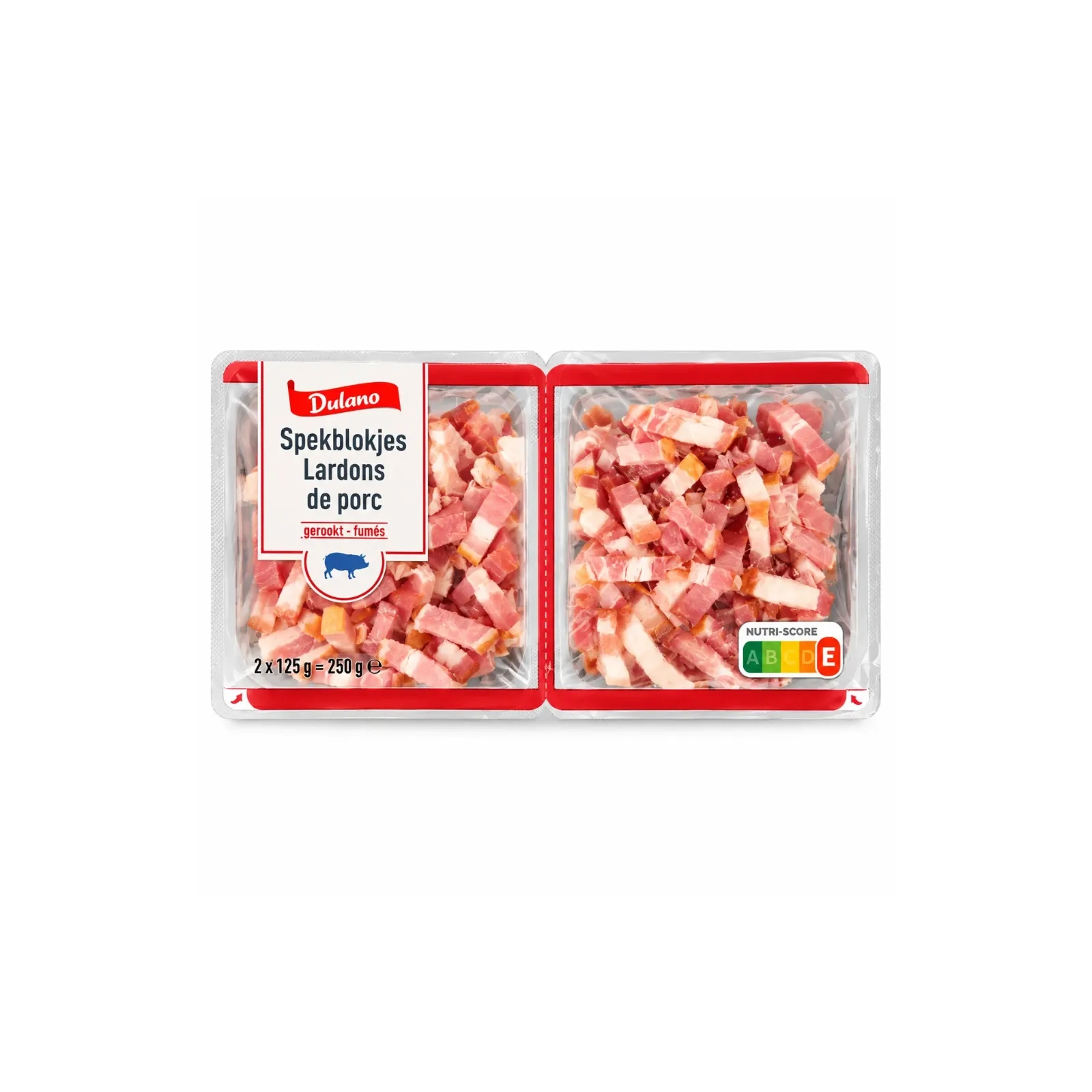 Dulcano - Lardons de porc fumés 2x125g