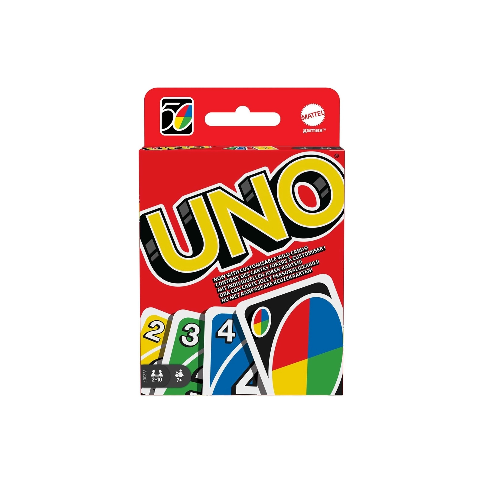 Mattel Games UNO – Jogo de cartas, 2 a 10 jogadores, a partir de 7 anos