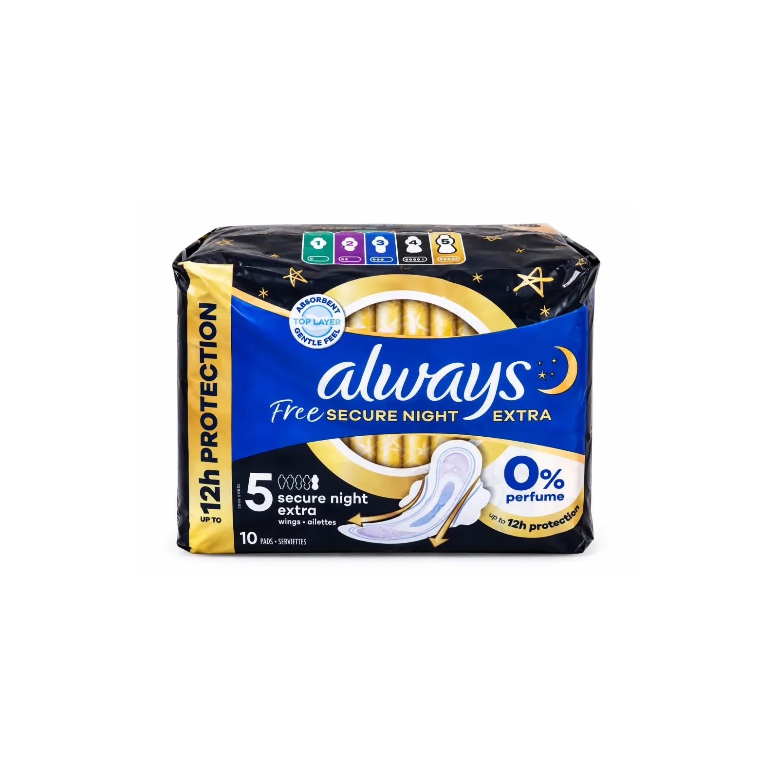 ALWAYS Secure Night Extra taille 5 - Pack of 10 sanitary napkins