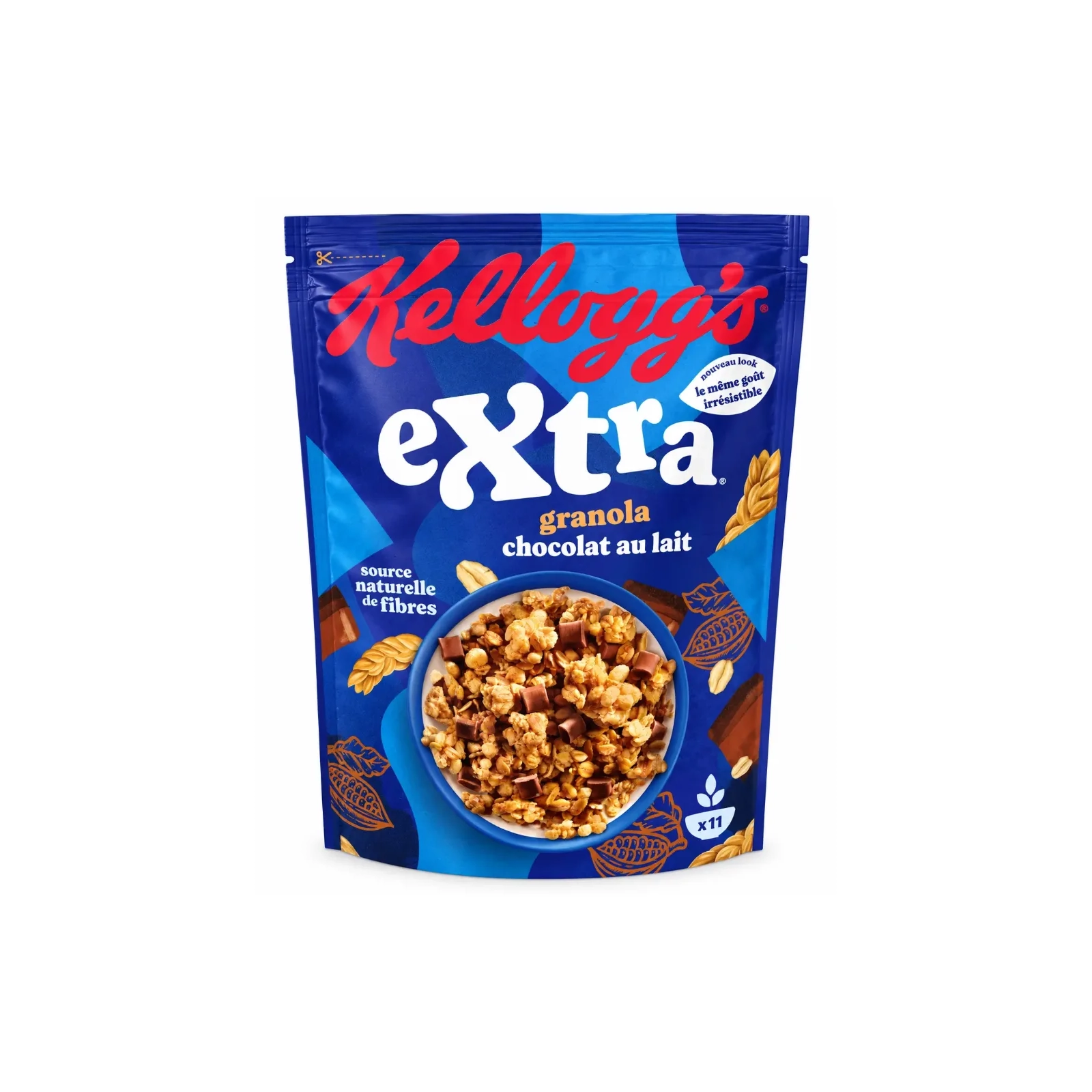 KELLOGG'S EXTRA Milk chocolate 375g