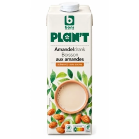 BONI PLAN'T Almond drink without milk sugar 1L