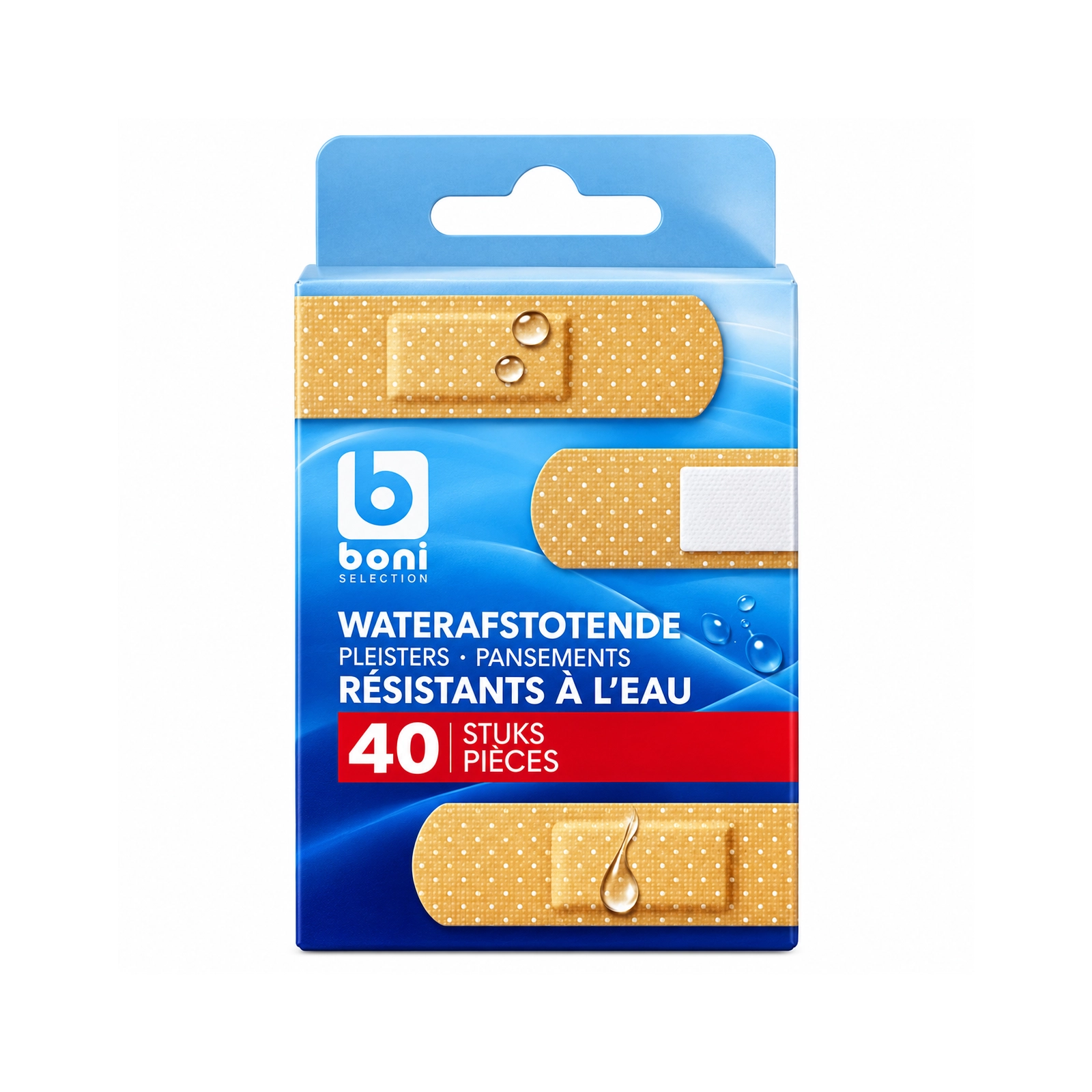 Boni Curativos resistentes à água 40 peças