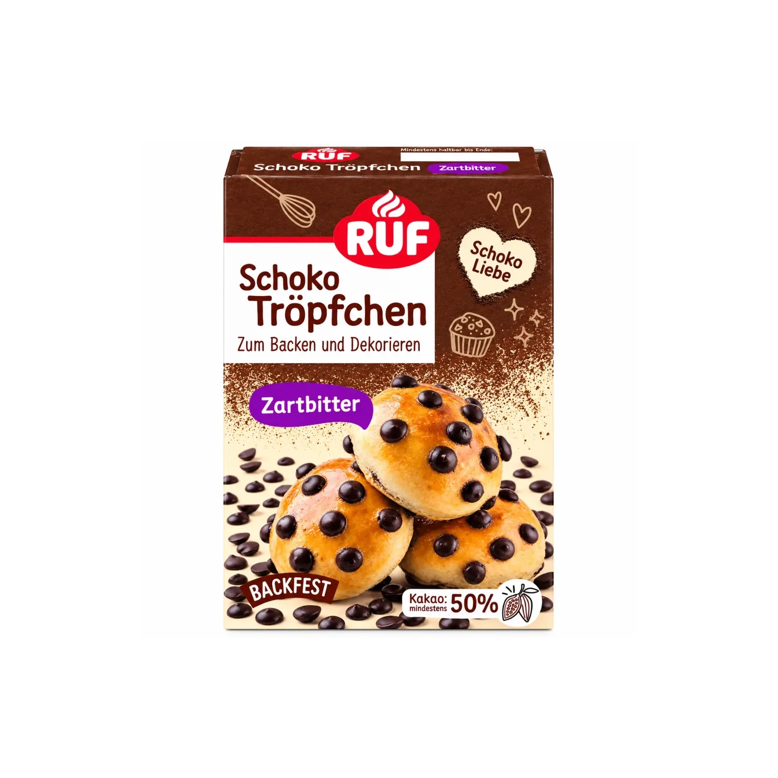 RUF - Pépites de chocolat noir résistantes à la cuisson 100g