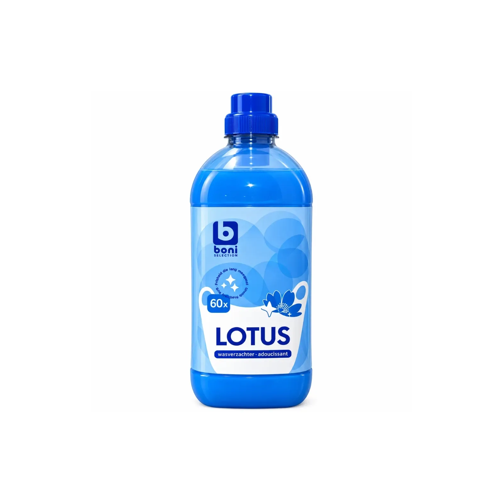 BONI Adoucissant Parfum Lotus 1,5L - Jusqu’à 60 Lavages