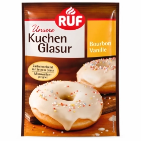 RUF - White icing for Bourbon vanilla cake, microwave safe 100g