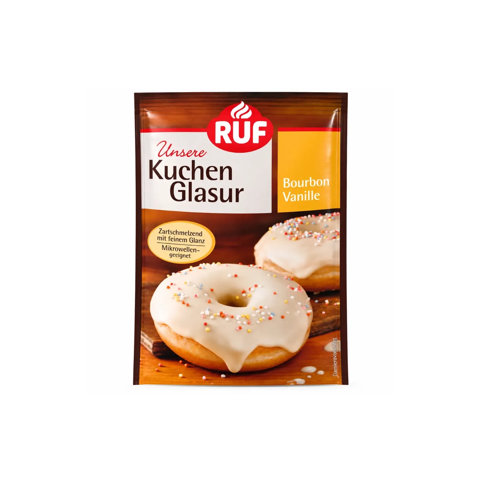 RUF - Glaçage blanc pour gâteau à la vanille Bourbon, spécial micro-ondes 100g