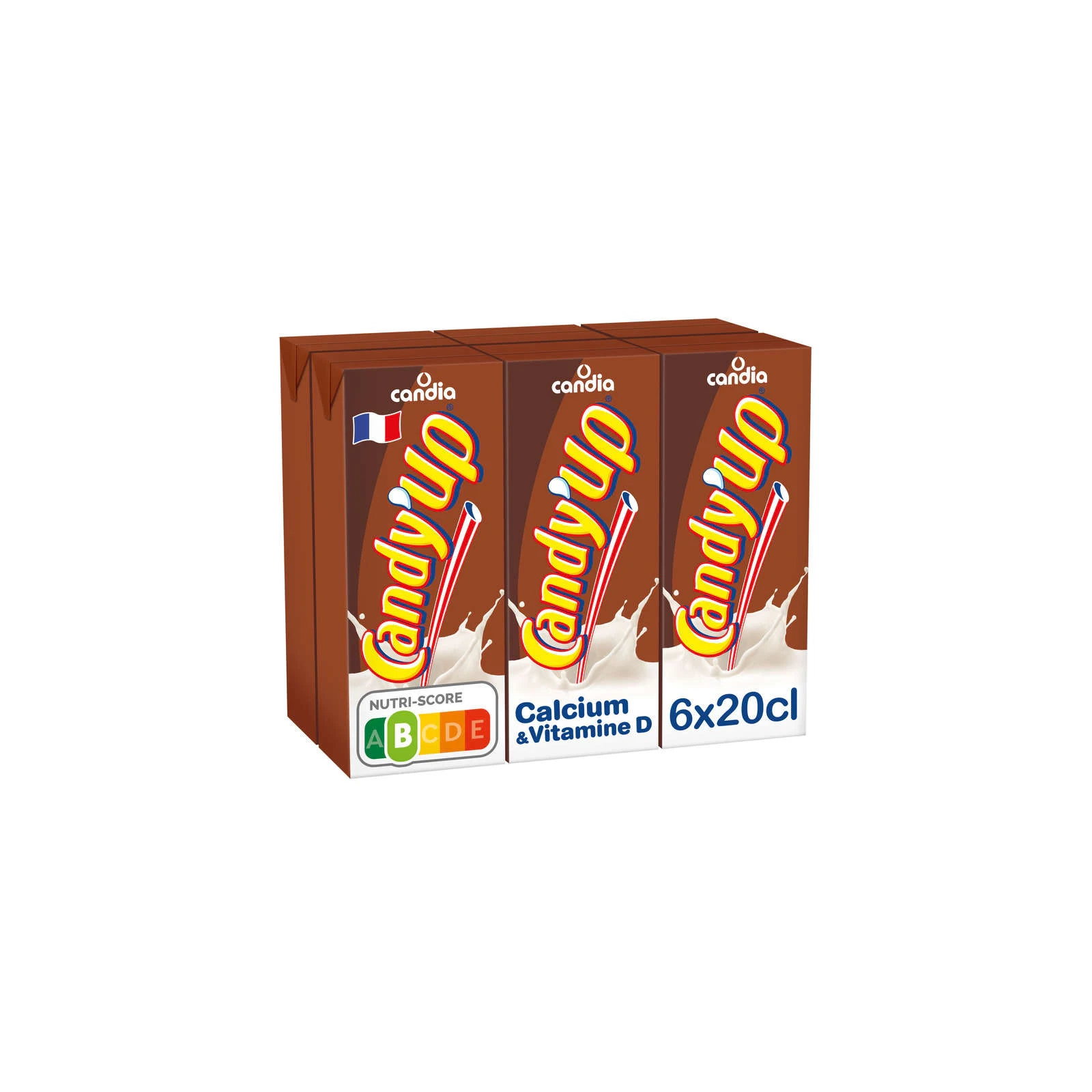 Candy'Up lait chocolat 6x20cl