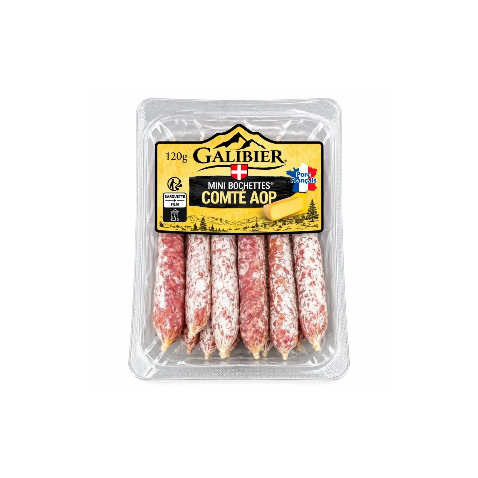 Galibier Mini Logs com Salsichas Comté AOP 120g