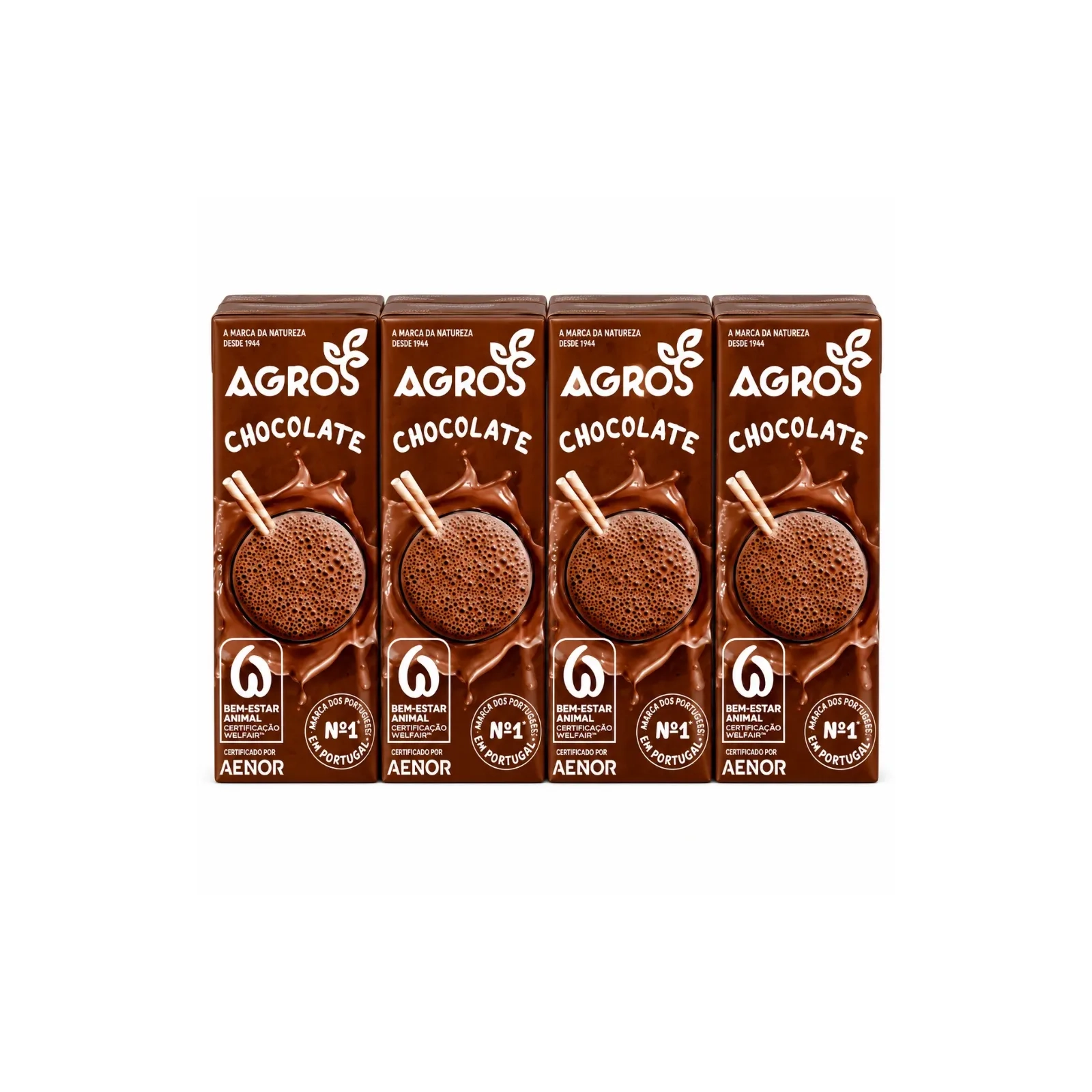 AGROS Chocolate milk 4x20cl