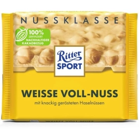 Ritter Sport Weisse Voll-Nuss chocolat 100g