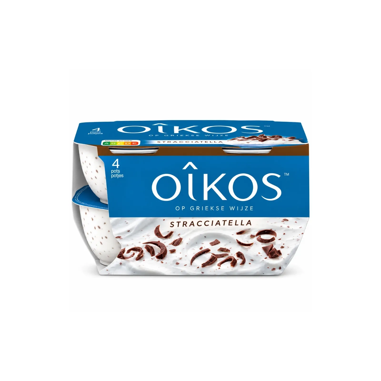 Oikos Greek yogurt Stracciatella pasteurized 4x115g