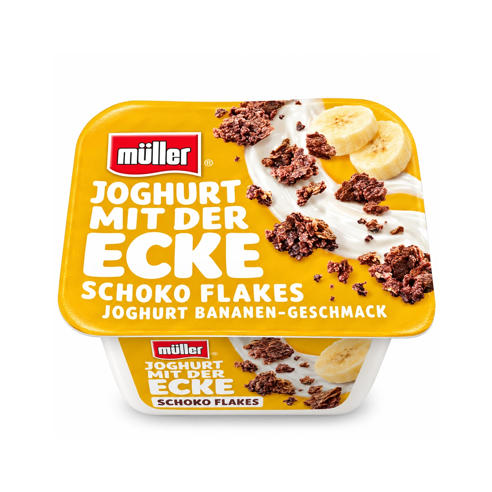 Iogurte Müller Banana-chocolate em flocos 150g