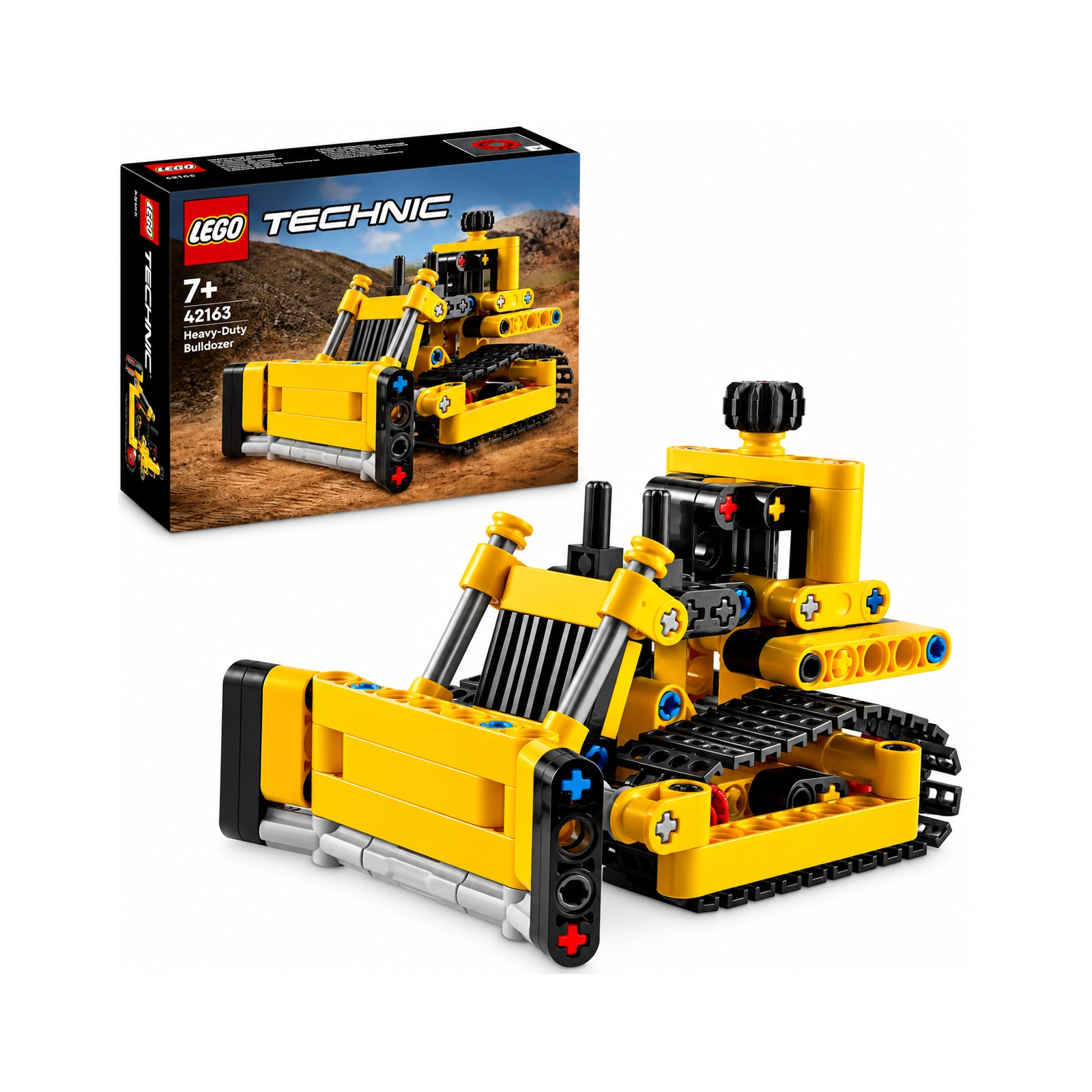 LEGO Technic 42163 Bulldozer de Chantier – Kinderspielzeug ab 7 Jahren