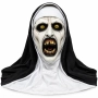 Masque de Nonne Terrifiante Halloween en Latex Synthétique 50x40cm