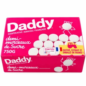 DADDY Sucre Demi-Morceaux 750g