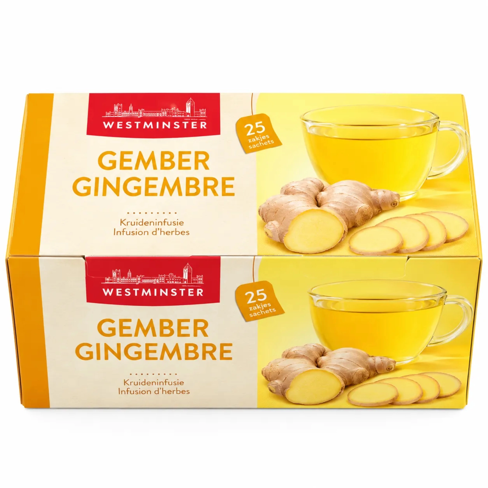 Westminster - Thé Infusion Gingembre 25 sachets