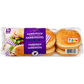 BONI Pain hamburger 6 pièces 300g