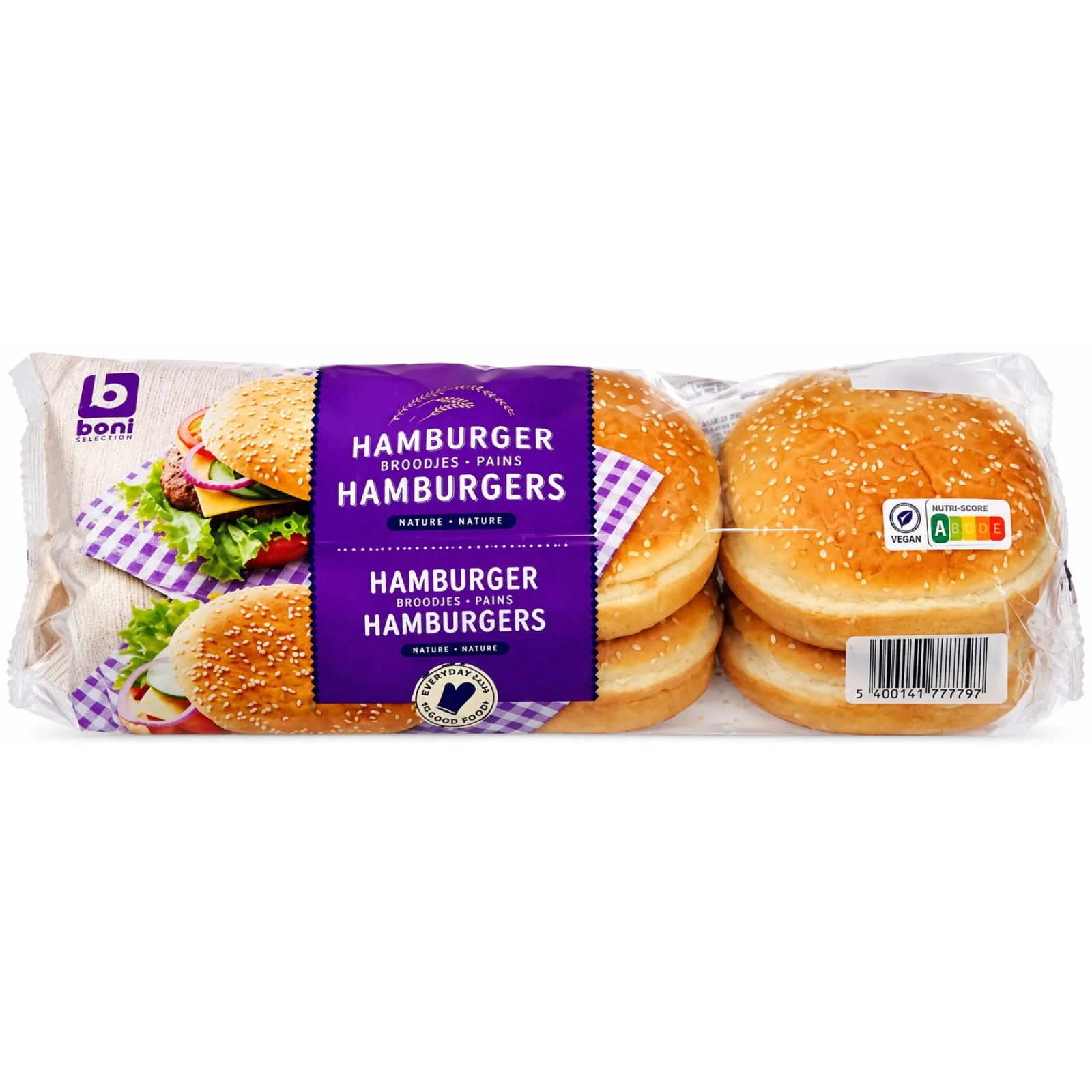 BONI Hamburger bun 6 pieces 300g