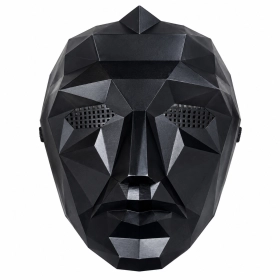 Masque PVC rigide Squid Game BOSS pour Halloween