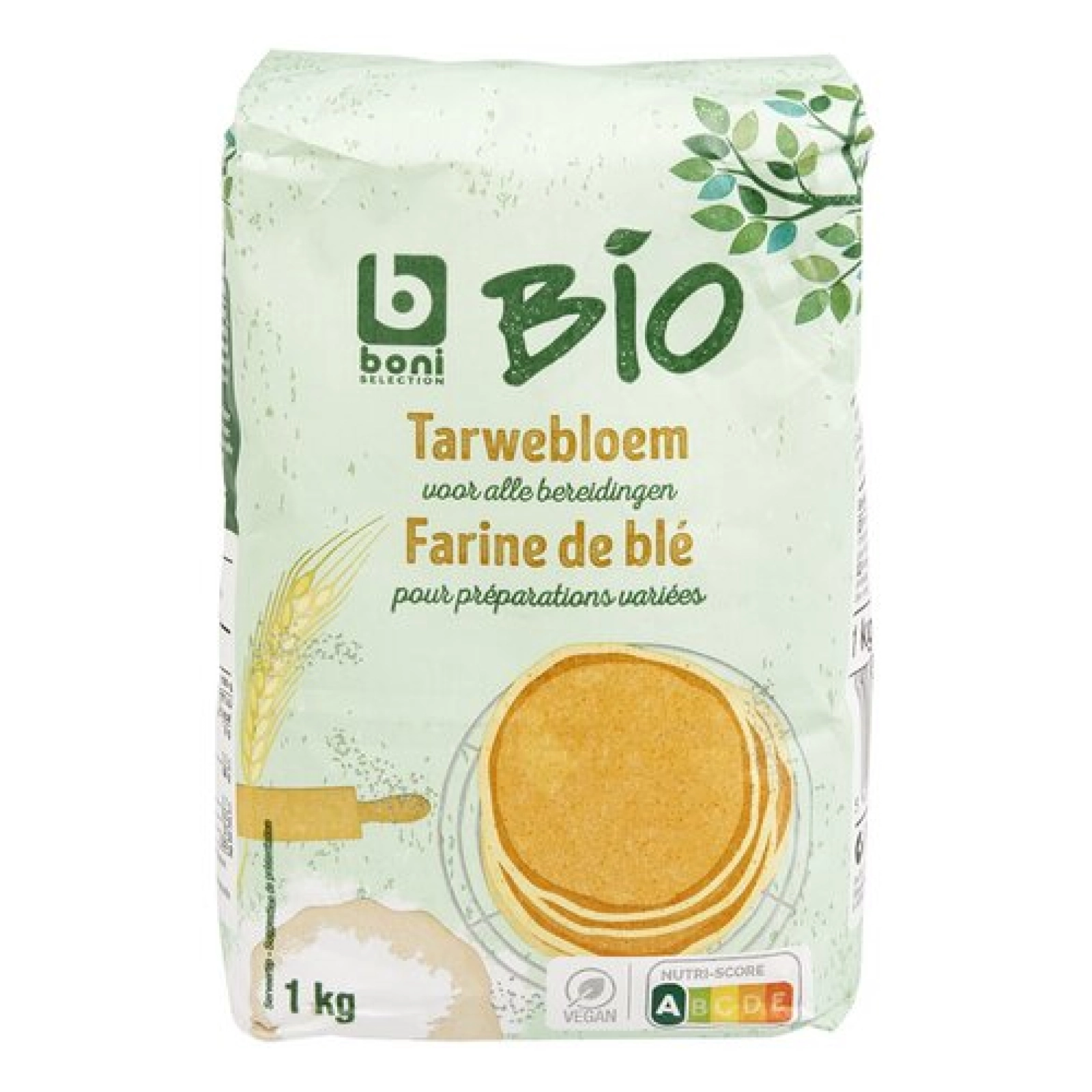 BONI BIO farine de blé T1 – 10, 1 kg
