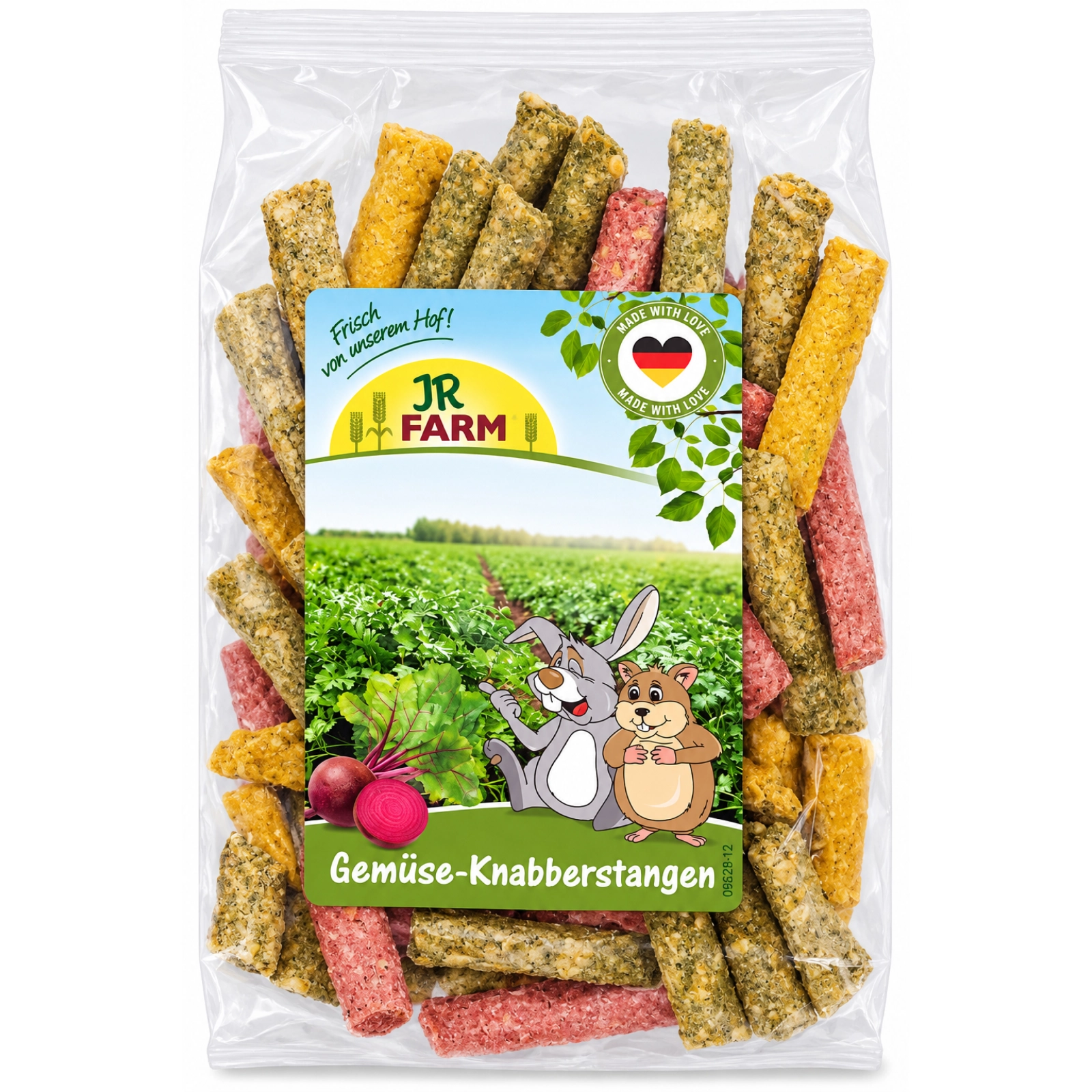 JR Farm - Friandises Bâtonnets à grignoter aux légumes pour lapins nains et rongeurs 125g